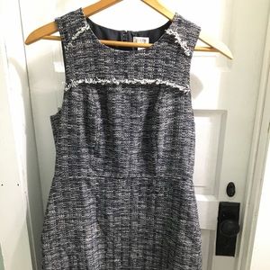 J Crew Size 8 black and white dress